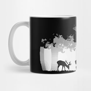 Deer and Forest Mug